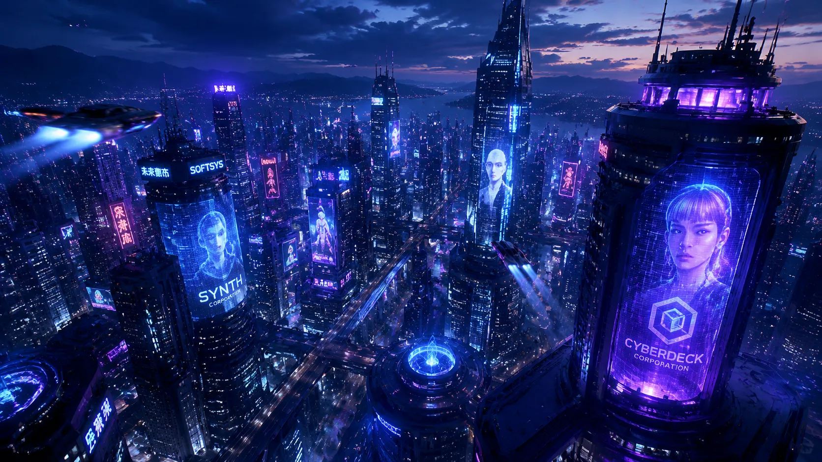 Cinematic City Aerial