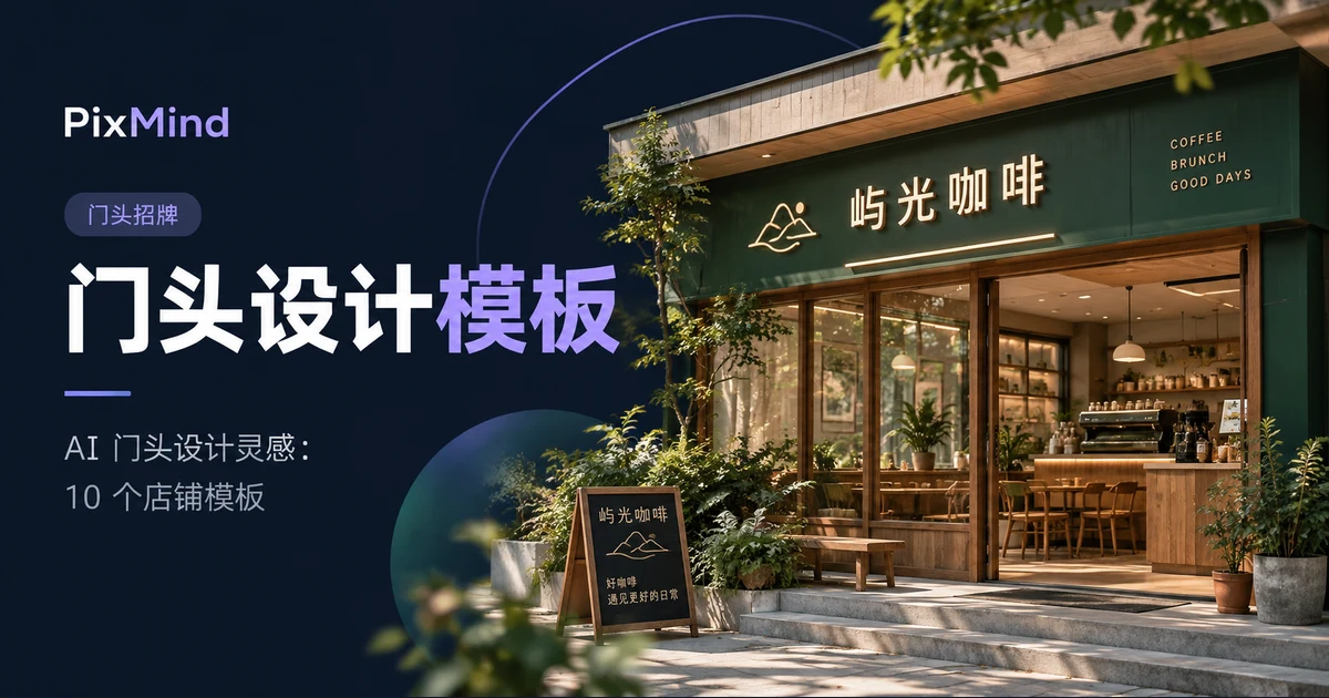 AI 门头设计需求怎么写:十组可直接修改的模板