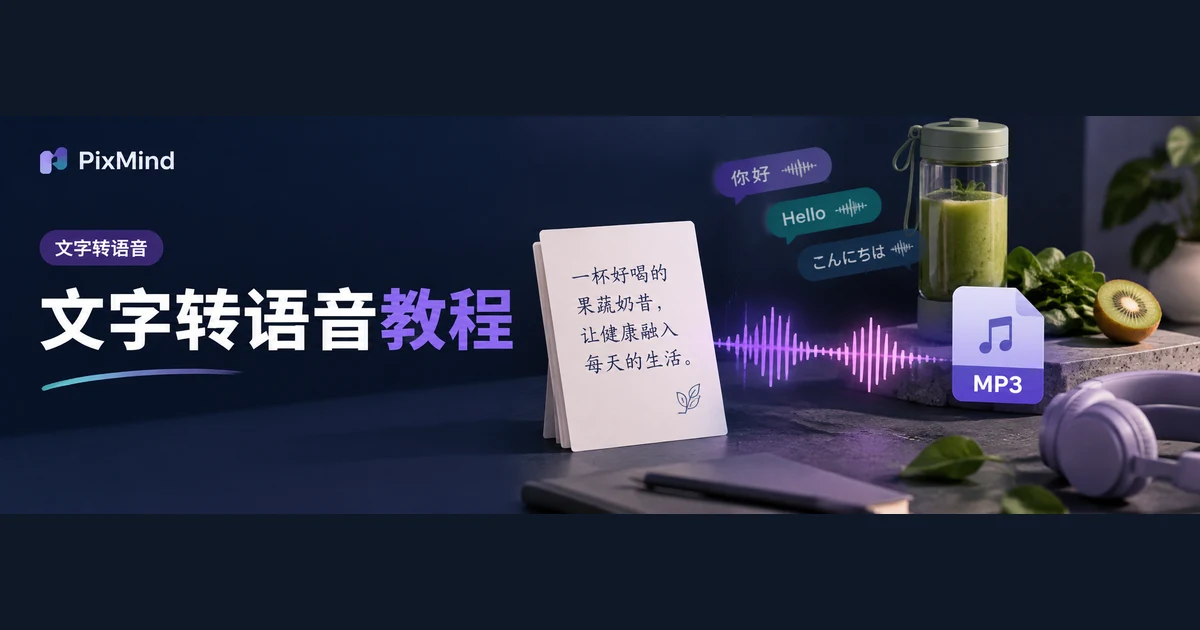 文字怎么转语音:从选择音色到下载 MP3