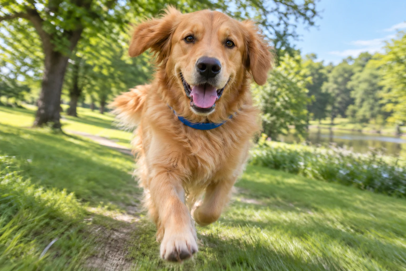 Enhanced illustration: Pet motion blur: eyes and fur