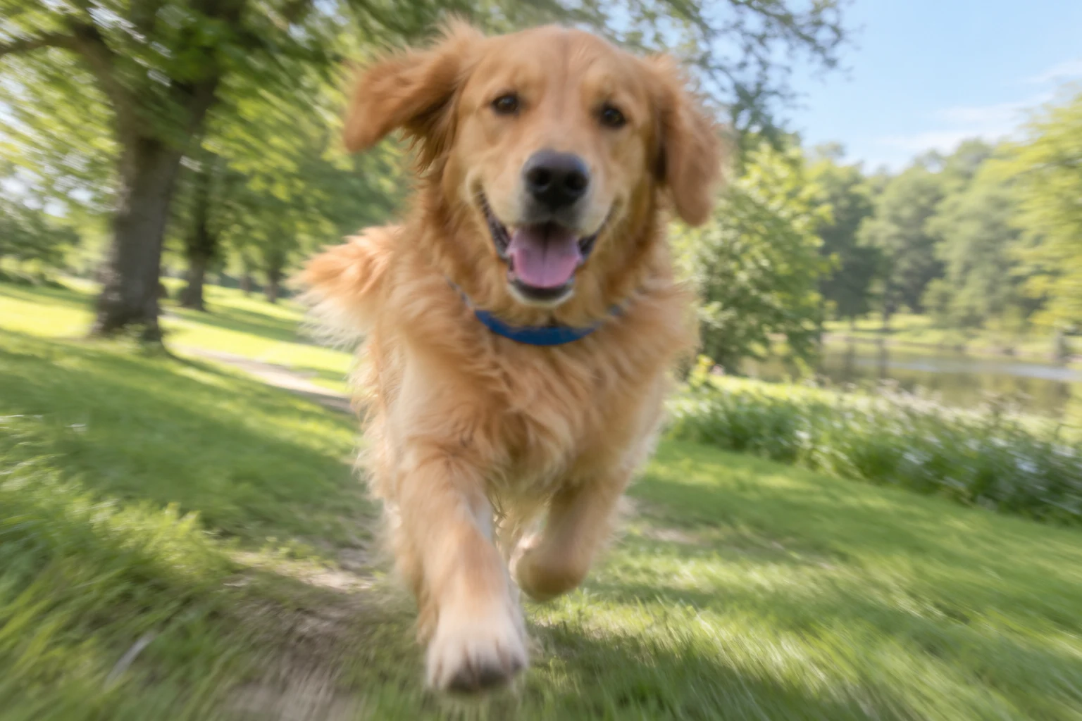 Original: Pet motion blur: eyes and fur