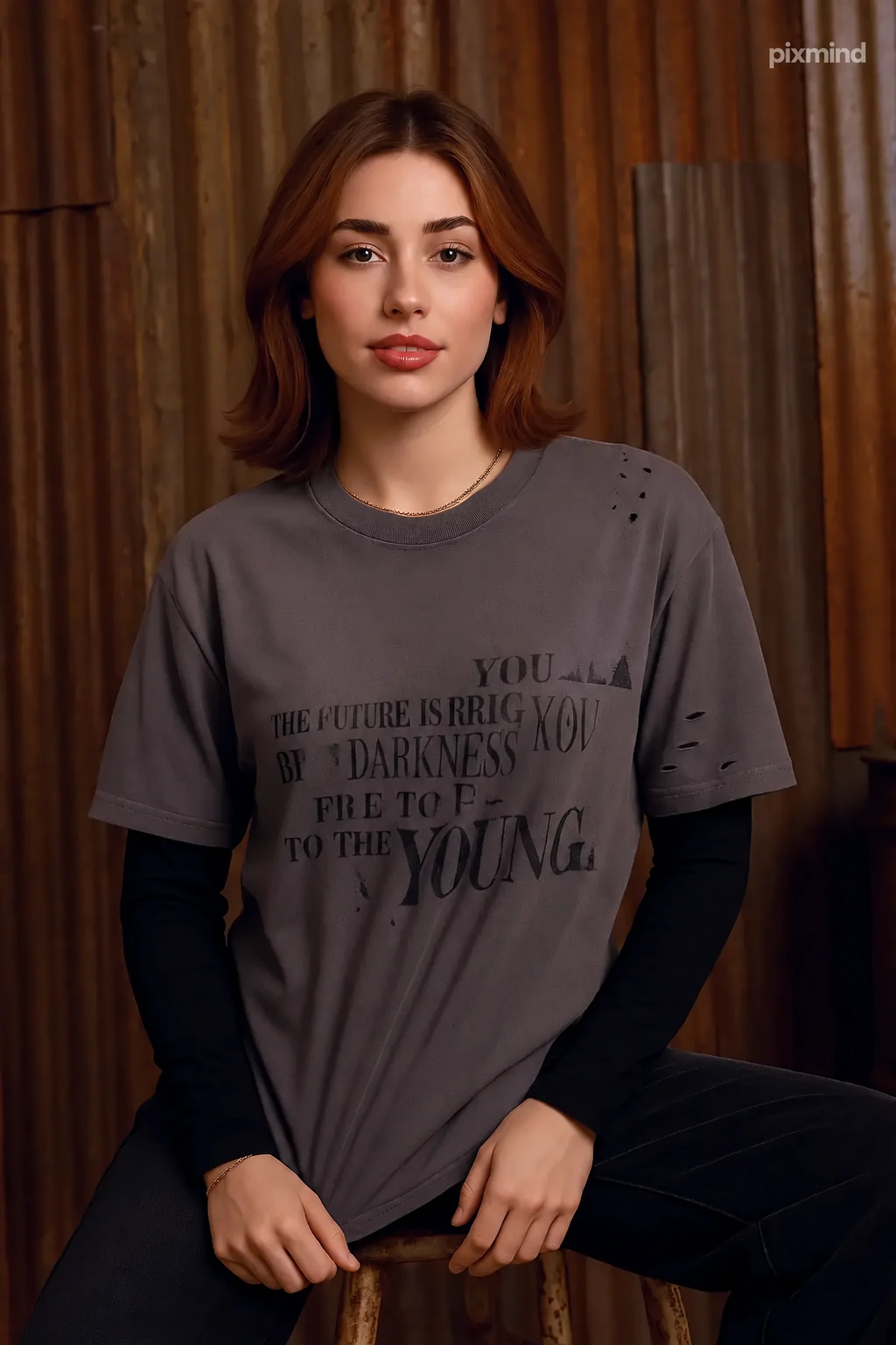 เสื้อยืด · หญิงสาว
