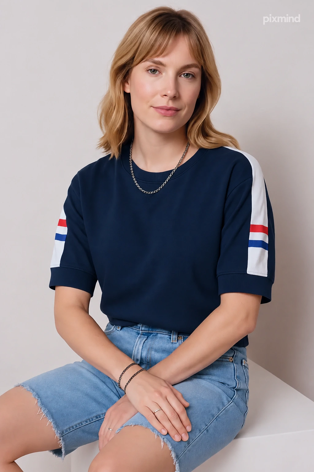 เสื้อสเวตเชิ้ต · หญิงสาว
