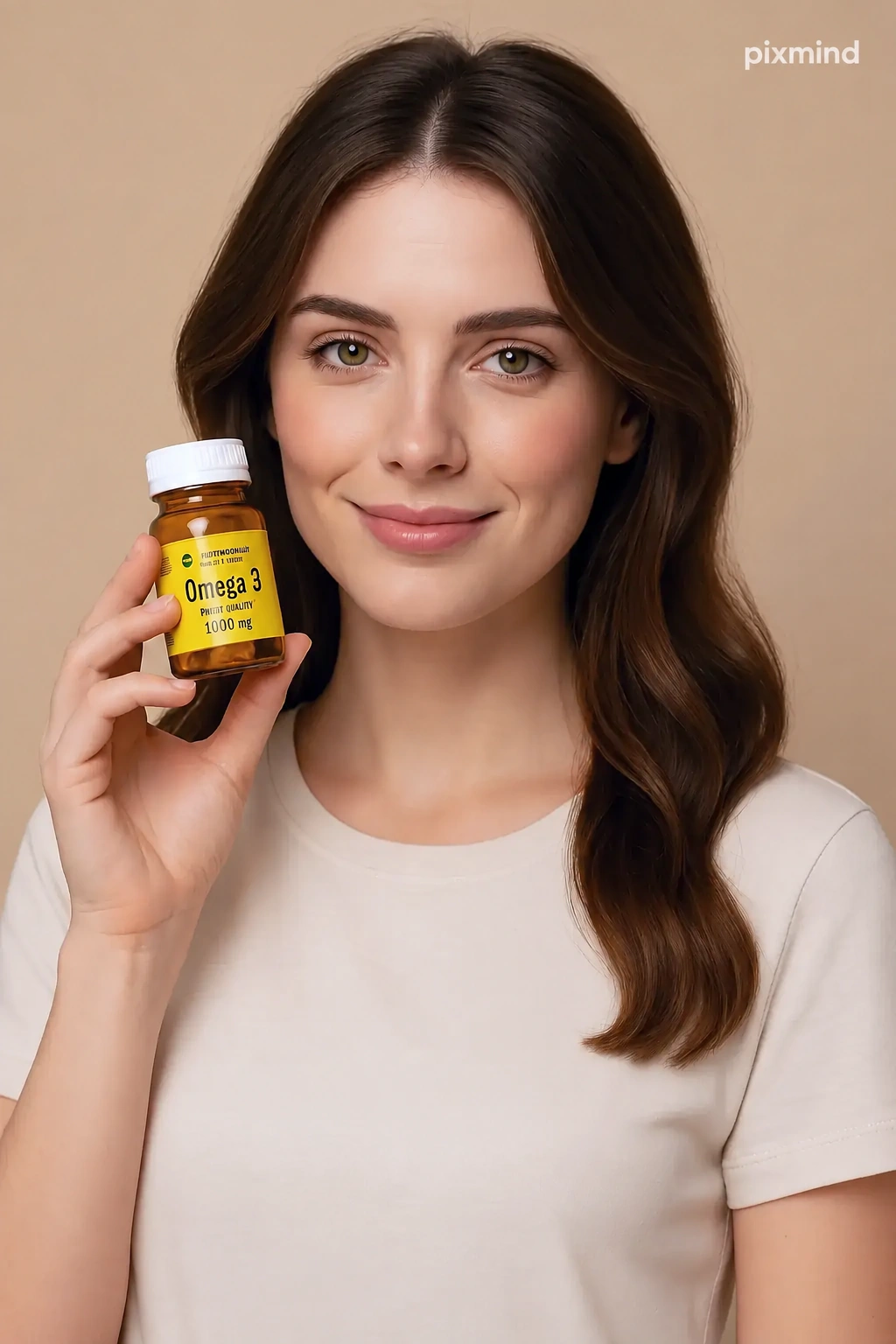 Vitamins & Supplements - Young lady