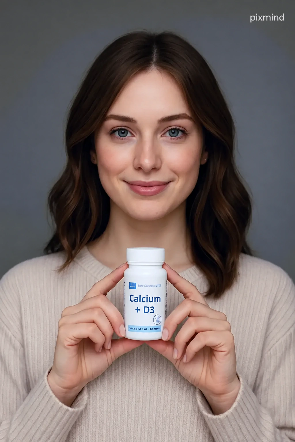 Vitamins & Supplements - Young lady