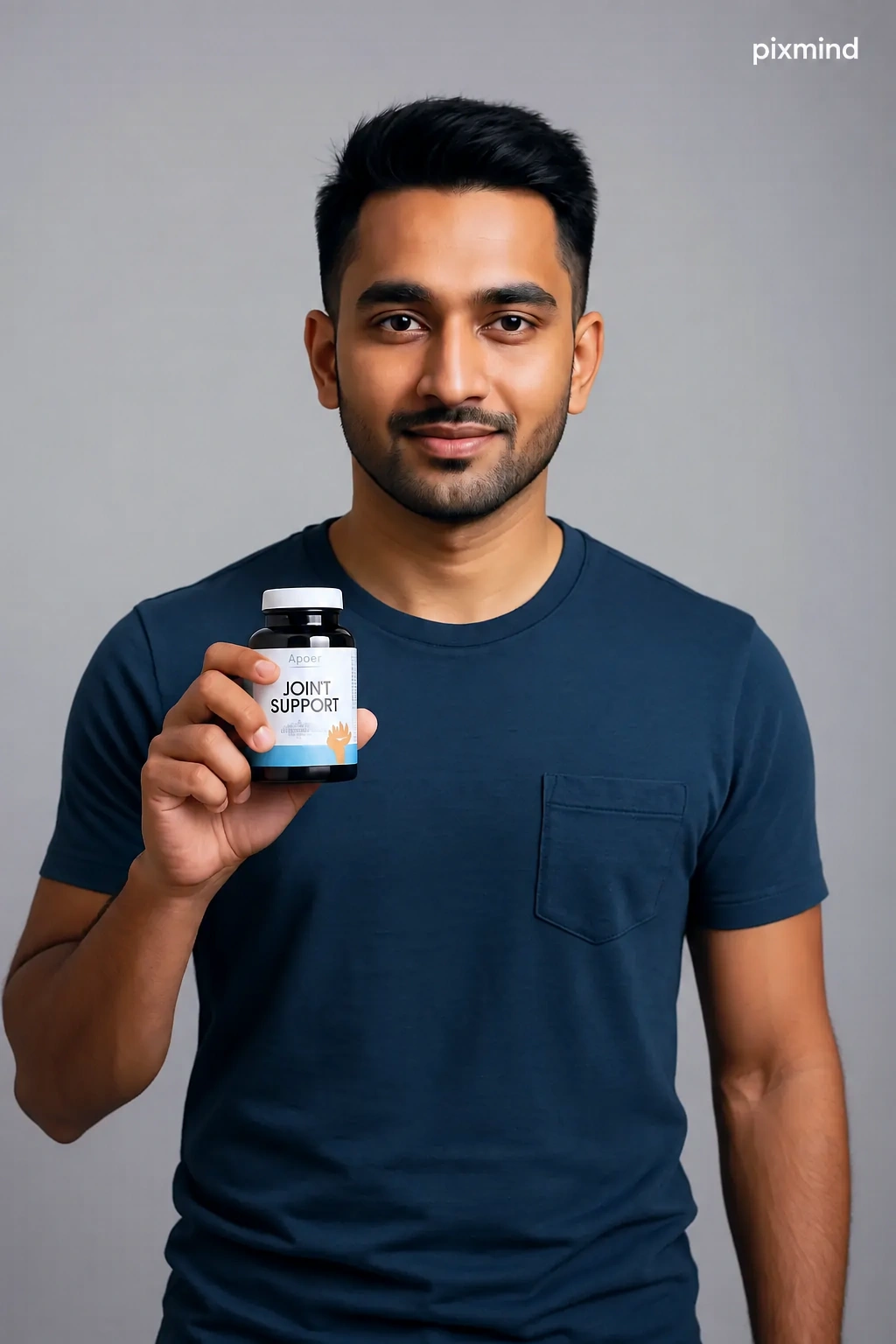 Vitamins & Supplements - Young man