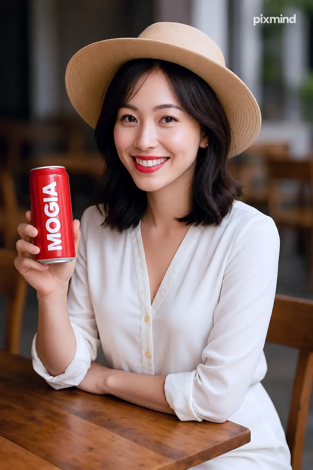 Beverages - Young lady