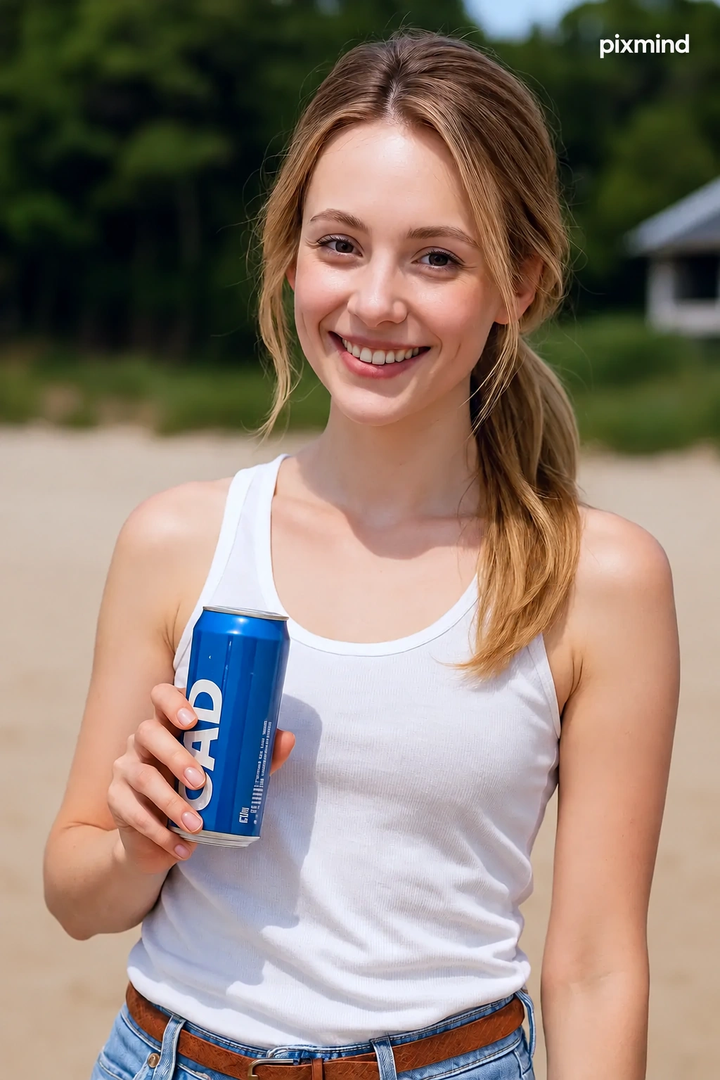 Beverages - Young lady