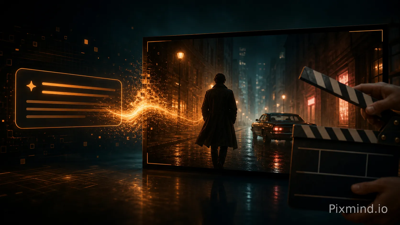 Veo video prompt generator editorial visual 1
