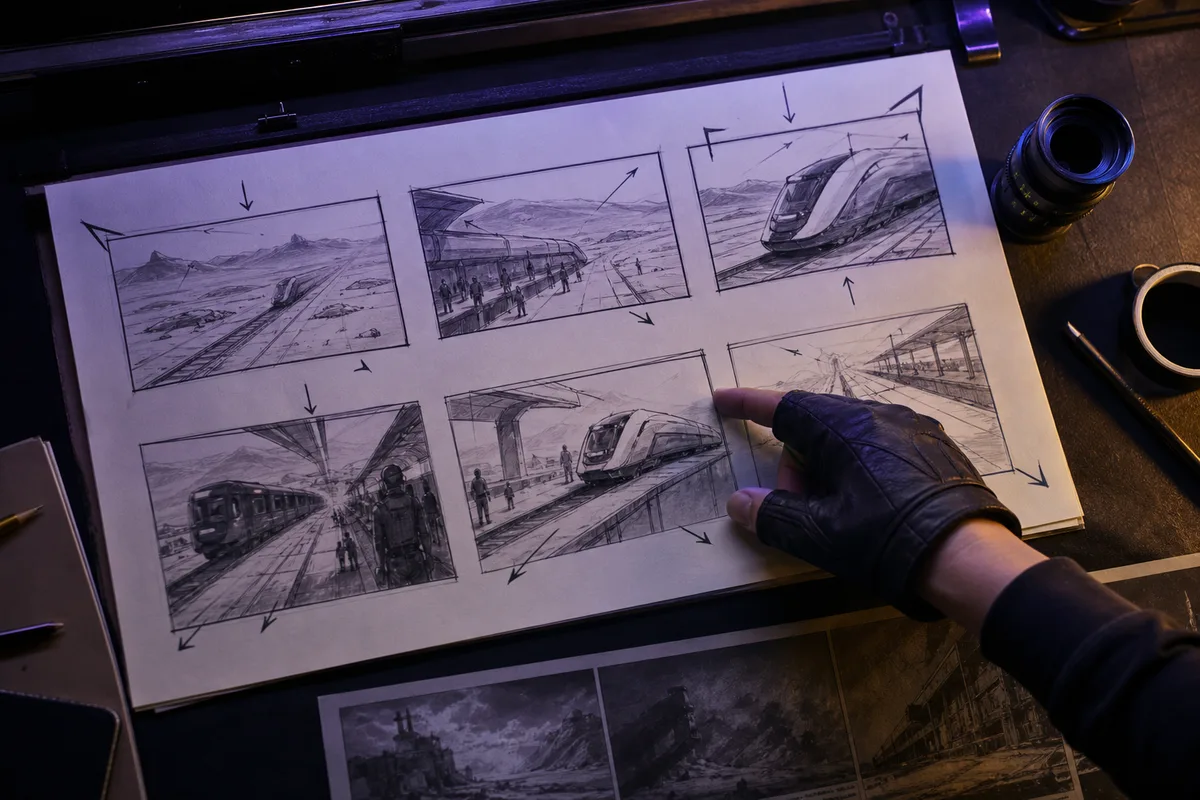 Shot-list previsualization