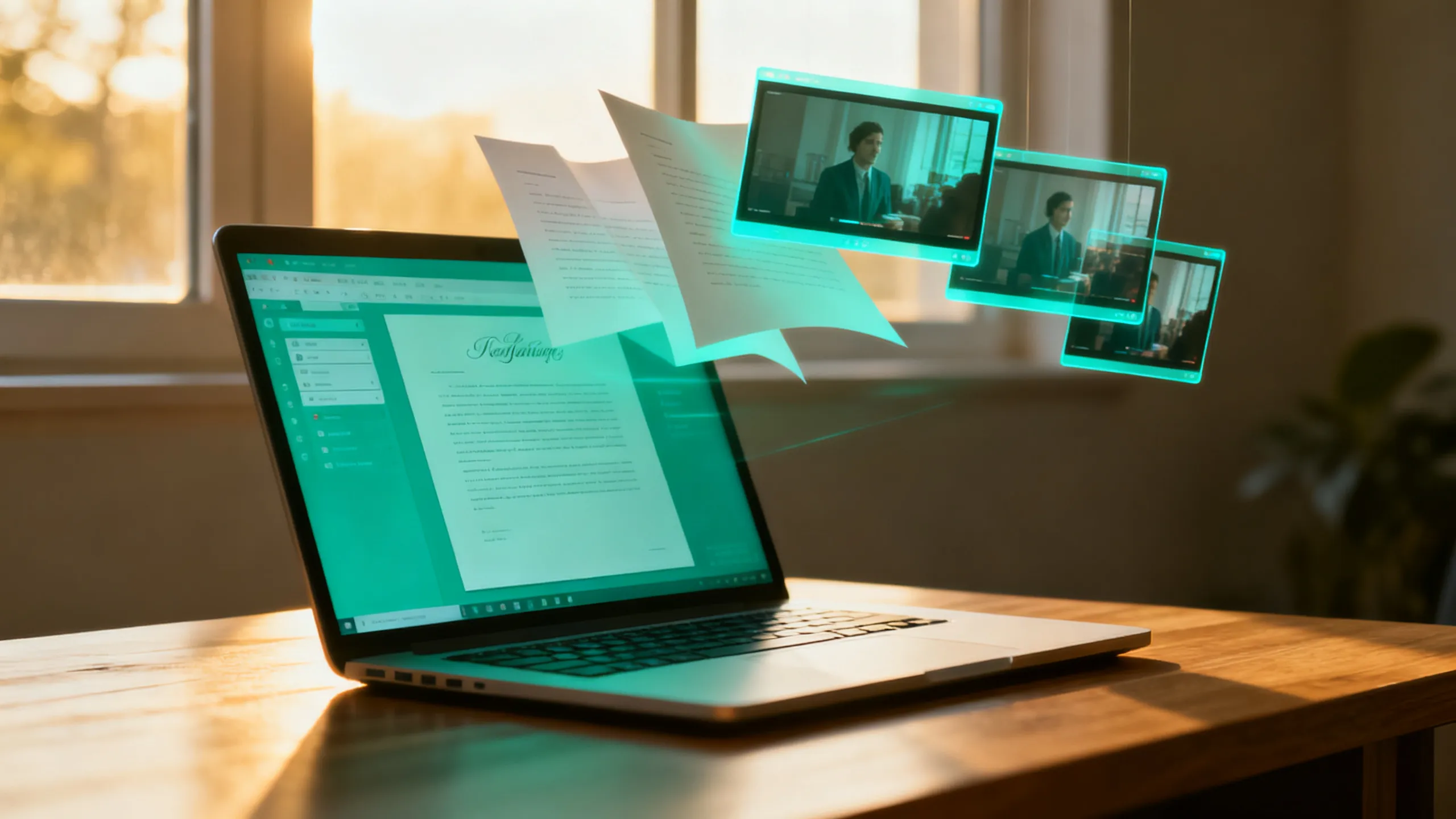 Document dissolving into video frames, Wan 3.0 document reference